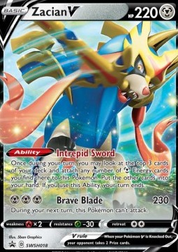 Sword & Shield Promo SWSH018 Zacian V