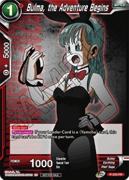 Bulma, the Adventure Begins (Foil)(P-233PR) Dragon Ball Super