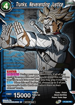 Trunks, Neverending Justice (Foil)(P-235PR) Dragon Ball Super