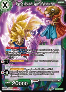 Vegeta, Resolute Agent of Destruction (EX13-13EX) Dragon Ball Super