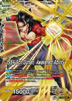 Son Gohan/SS4 Son Gohan, Awakened Ability (Foil)(P-243PR) Dragon Ball Super