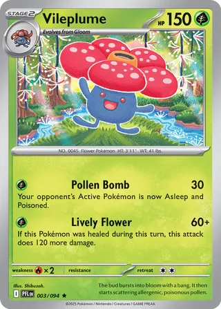 Phantasmal Flames 003/094 Vileplume (Holo)