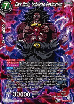 Dark Broly, Unbridled Destruction (Foil)(EX16-03EX) Dragon Ball Super