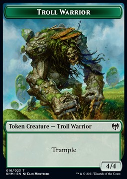 Troll Warrior 016/023 Kaldheim Token