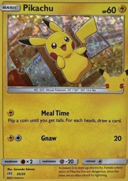 McDonalds 2021 25/25 Pikachu (Holo)