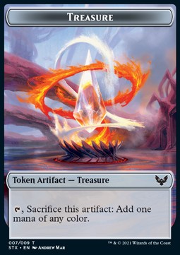 Inkling 004/009 Treasure 007/009 Strixhaven Token