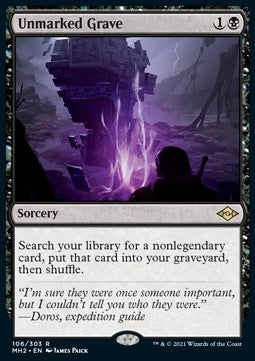 Modern Horizons 2 106/303 Unmarked Grave