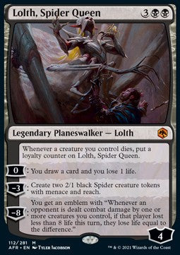 Adventures in the Forgotten Realms 112/281 Lolth, Spider Queen