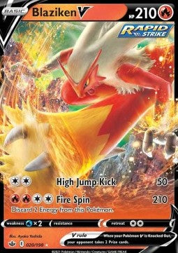 Chilling Reign 020/198 Blaziken V