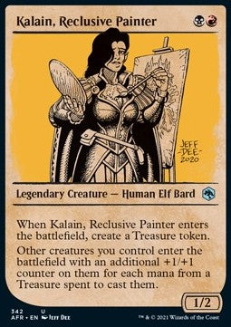 Adventures in the Forgotten Realms 342 Kalain, Reclusive Painter (Foil)