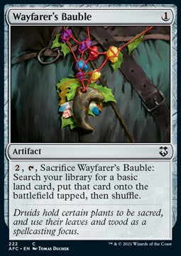 Adventures in the Forgotten Realms Commander 222 Wayfarer's Bauble