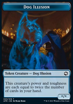 Dogs Illusion 003/019 Adventures in the Forgotten Realms Token