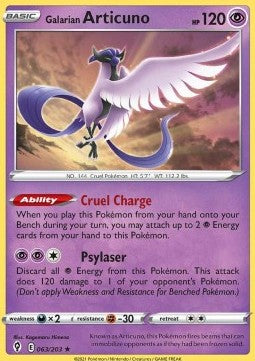 Evolving Skies 063/203 Galarian Articuno (Holo)