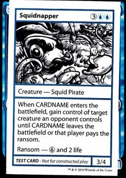 MTG Mystery Booster Playtest Card Squidnapper