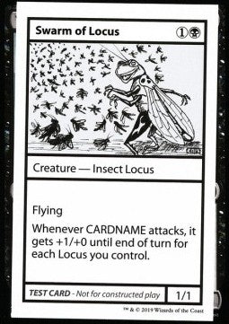 MTG Mystery Booster Playtest Card Swarm of Locus