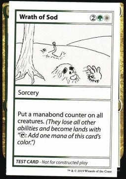 MTG Mystery Booster Playtest Card Wrath of Sod