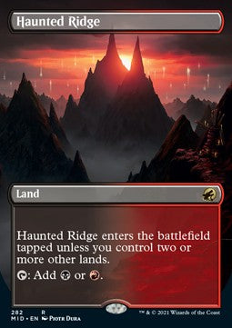 Innistrad: Midnight Hunt 282/277 Haunted Ridge