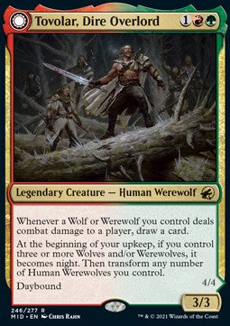 Innistrad: Midnight Hunt 246/277 Tovolar, Dire Overlord