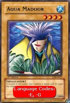 Aqua Madoor Yu-Gi-Oh! (Rare)(LOB-EN021)