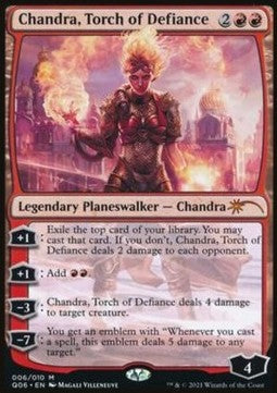 Magic: The Gathering 006/010 Chandra, Torch of Defiance
