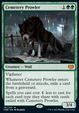 Innistrad: Crimson Vow 191/277 Cemetery Prowler
