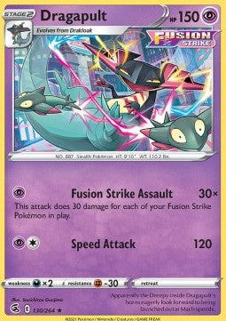 Fusion Strike 130/264 Dragapult (Reverse Holo)