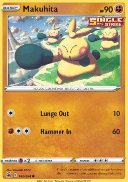 Fusion Strike 142/264 Makuhita (Reverse Holo)