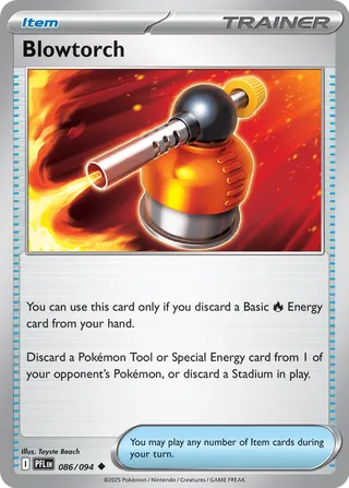 Phantasmal Flames 086/094 Blowtorch (Reverse Holo)