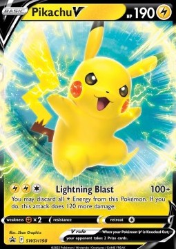 Sword & Shield Promo SWSH198 Pikachu V