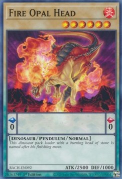 Fire Opal Head Yu-Gi-Oh! (BACH-EN092)
