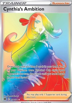 Brilliant Stars 178/172 Cynthia's Ambition (Rainbow Rare)