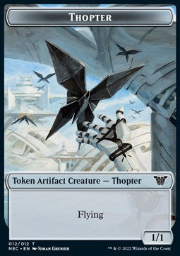 Spirit 002/019 Thopter 012/012 Kamigawa Neon Dynasty Commander Token