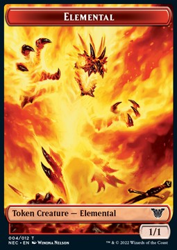 Elemental 004/012 Spirit 009/019 Kamigawa Neon Dynasty Commander Token