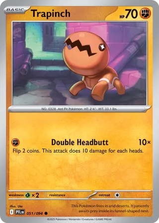 Phantasmal Flames 051/094 Trapinch