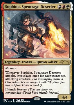 MTG Universes Within 007 Sophina, Spearsage Deserter