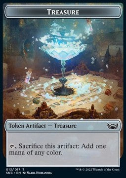 Thopter 036/036 Treasure 013/017 Streets of New Capenna Commander Token