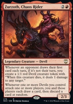 Streets of New Capenna Commander 278 Zurzoth, Chaos Rider