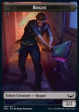 Rogue 007/017 Treasure 014/017 Streets of New Capenna Token (Foil)