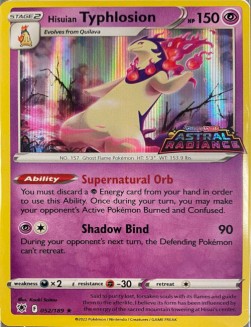 Astral Radiance 052/189 Hisuian Typhlosion (Set Symbol Holo)