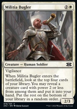 Double Masters 2022 019/331 Militia Bugler (Foil)