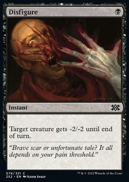 Double Masters 2022 074/331 Disfigure (Foil)