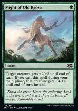 Double Masters 2022 153/331 Might of Old Krosa