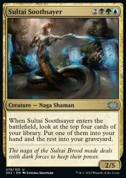 Double Masters 2022 279/331 Sultai Soothsayer (Foil)