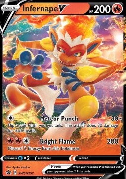 Sword & Shield Promo SWSH252 Infernape V