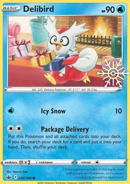 Chilling Reign 032/198 Delibird (Holiday Calendar Holo)