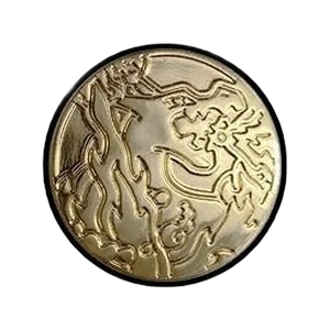 Gold Gigantamax Charizard Coin