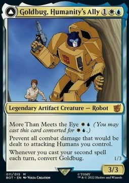 Transformers 011/015 Goldbug, Gumanity's Ally