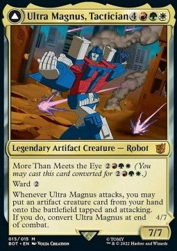 Transformers 015/015 Ultra Magnus, Tactician//Ultra Magnus, Armored Carrier (Foil)