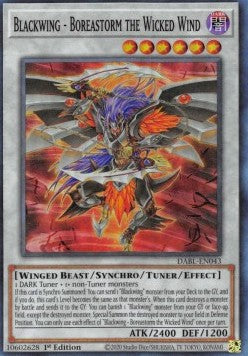 Blackwing Boreastorm the Wicked Wind (Super Rare)(DABL-EN043)