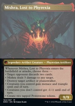 The Brothers' War 163/287 Phyrexian Dragon Engine//Mishra, Lost to Phyrexia (Foil)